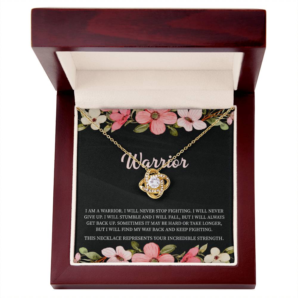 Warrior Necklace • Addiction Recovery • Survivor Gift - Beauty Belliss